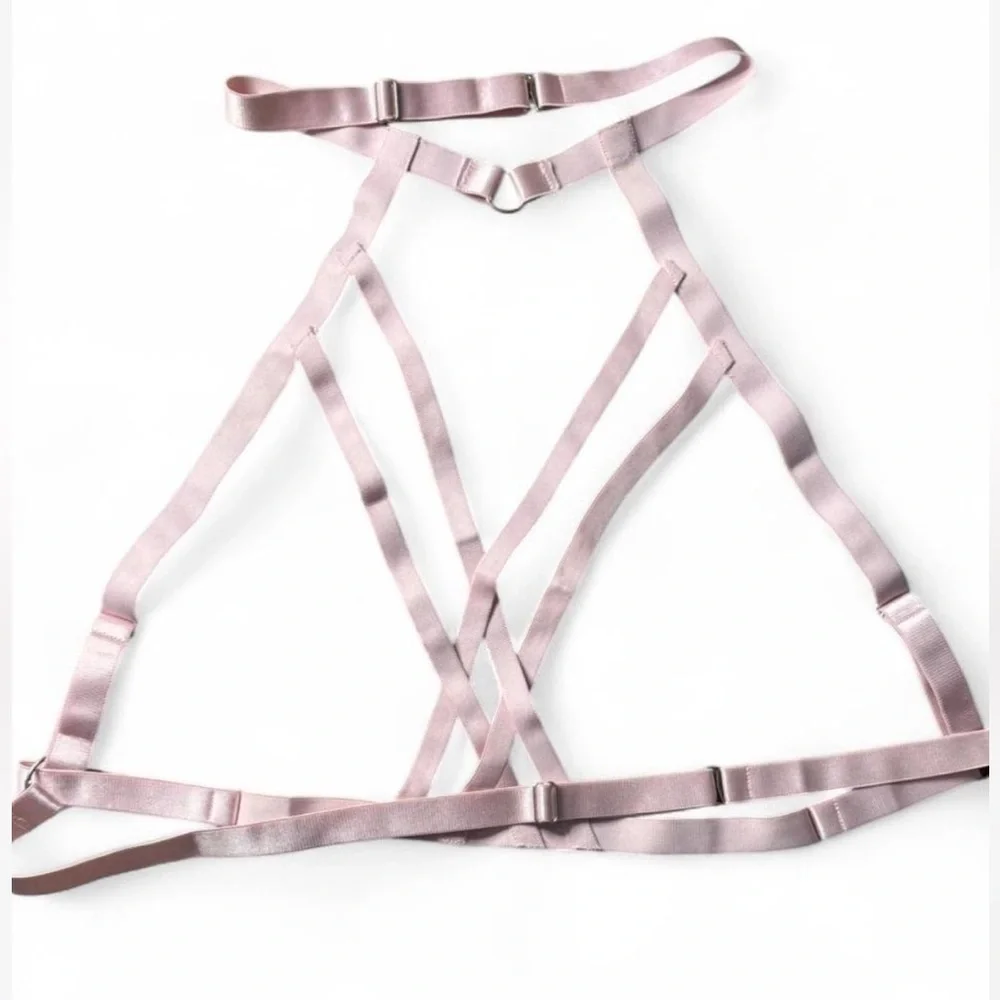 Pink Strappy Rave Set - Picture 2 of 4